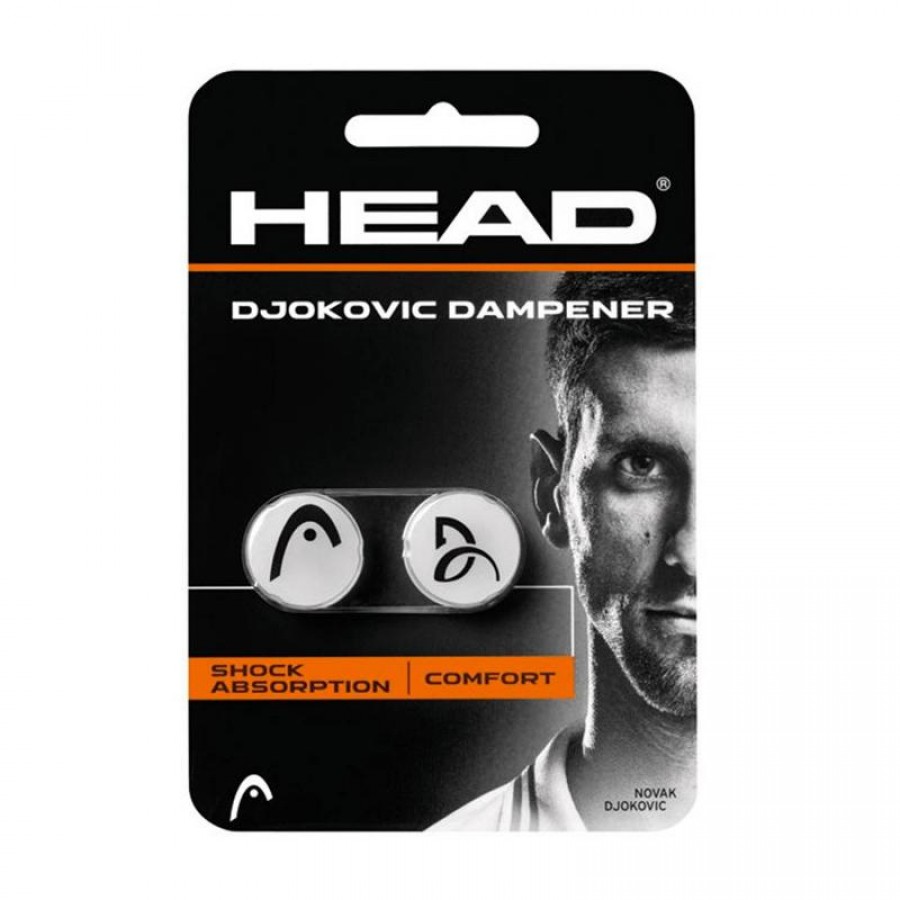 Head Djokovic Dampener White Antivibrator  Offer + Cheap
