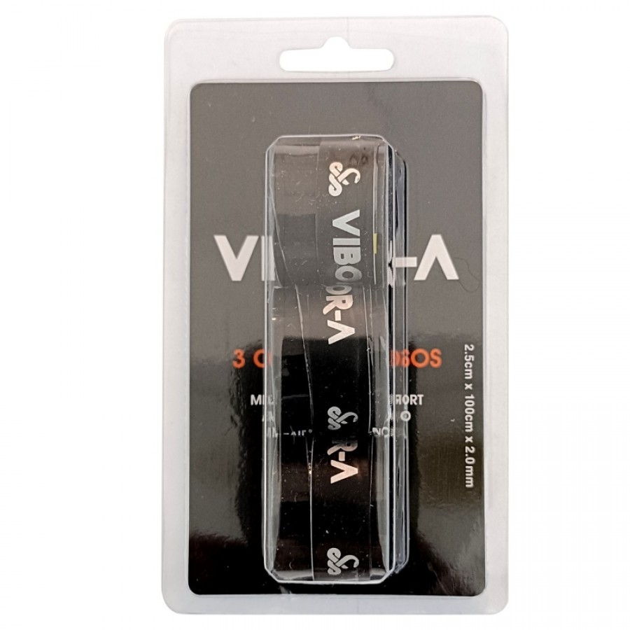 Blister Vibora Pro Liso Negro 3 Surgrips   Offre - Pas cher