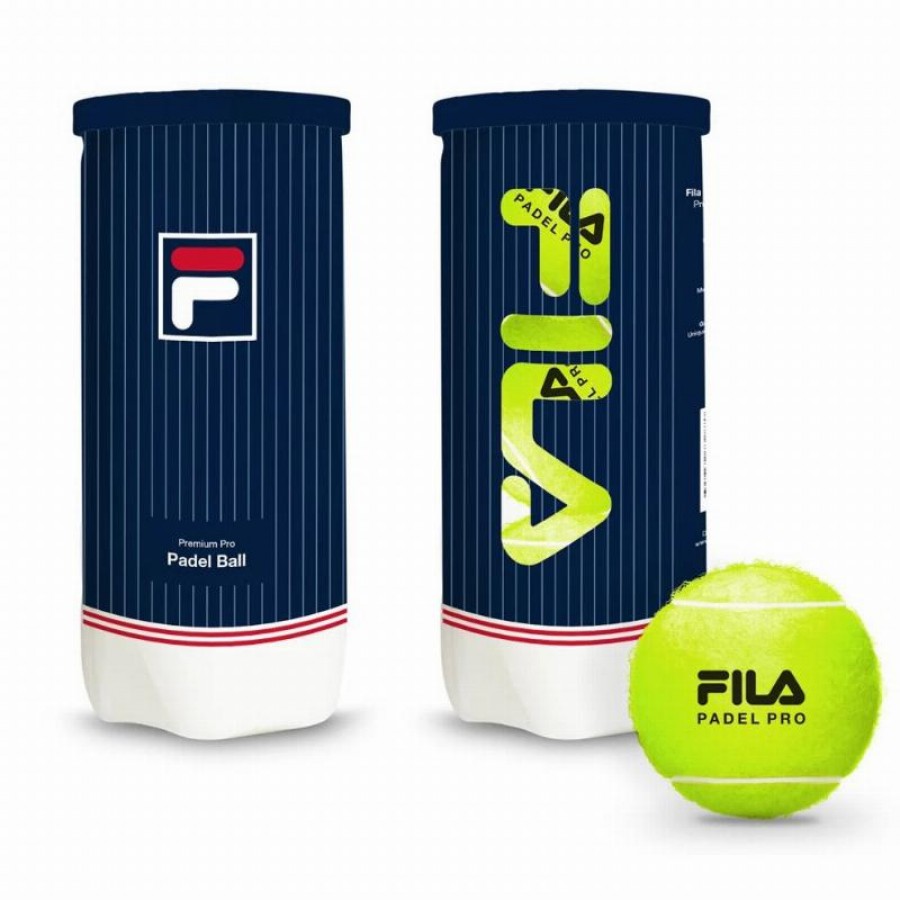 Bote de 3 Pelotas Fila Padel Premium Pro  Offer + Cheap
