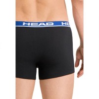 Boxers Head Basic Preto Azul 2 Unidades  Oferta + Barato