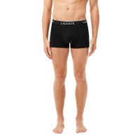 Boxers Lacoste Casual Negro Blanco Gris 3 Unidades  Oferta + Barato