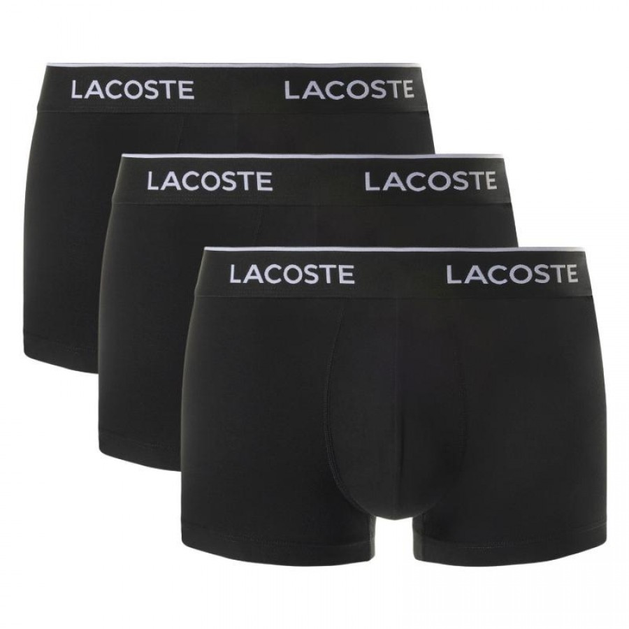 Lacoste Black Boxers 3 Units  Offer + Cheap