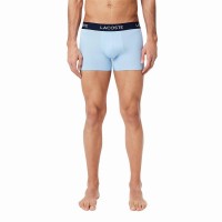Lacoste Pique Navy Blue Boxers 3 Units  Offer + Cheap