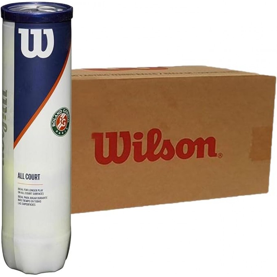 Boite 72 Balles - 18 Pots de 4 unites - Wilson Roland Garros  Offre - Pas cher