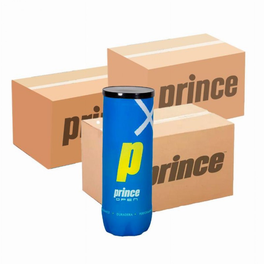 Boite 72 Balles - 24 Bocaux de 3 unites - Prince Padel Open x 3 Unites  Offre - Pas cher