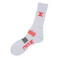 Calcetines Nox Pro Blanco Rojo 1 Par  Oferta + Barato