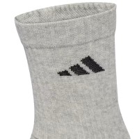 Calcetines Adidas Cushioned Crew Blanco Gris Negro 6 Pares  Offre - Pas cher