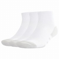Calcetines Adidas Essentials Cushioned Quarter Blanco Gris 3 Pares  Offer + Cheap