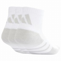 Calcetines Adidas Essentials Cushioned Quarter Blanco Gris 3 Pares  Offer + Cheap