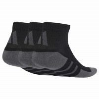 Calcetines Adidas Essentials Quarto Acolchoado Negro Gris 3 Pecas  Oferta + Barato