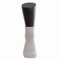 Meias de tornozelo Black Crown Pro cinza 1 par  Oferta + Barato