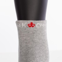 Meias de tornozelo Black Crown Pro cinza 1 par  Oferta + Barato
