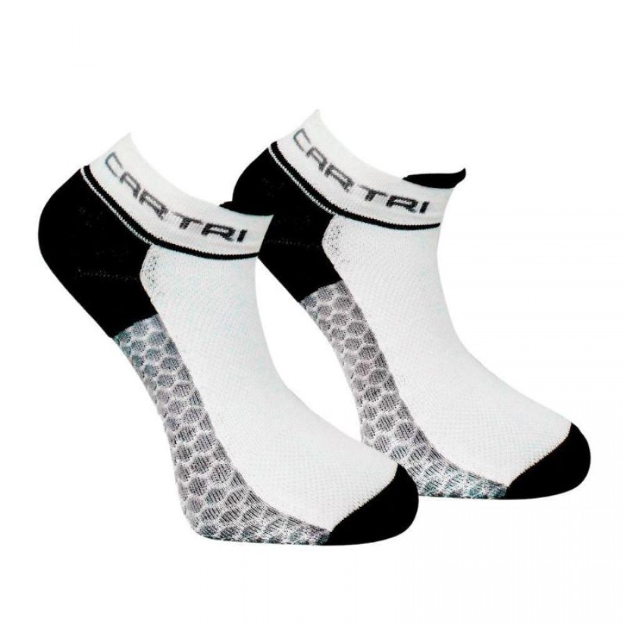 Calcetines Cartri Adler Crew Blanco Negro 1 Par  Offre - Pas cher