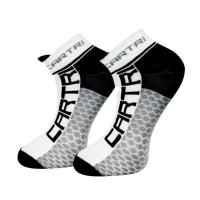 Calcetines Cartri Adler Crew Blanco Negro 1 Par  Offre - Pas cher