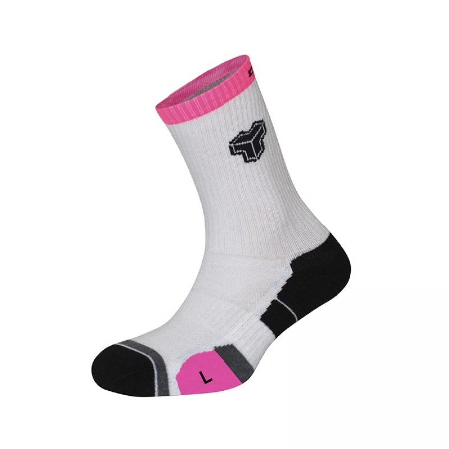 Cartri Axel High White Fuchsia Socks 1 Pair  Oferta + Barato