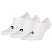 Head All Sports Invisible Chaussettes Blanches 3 Paires  Offre - Pas cher