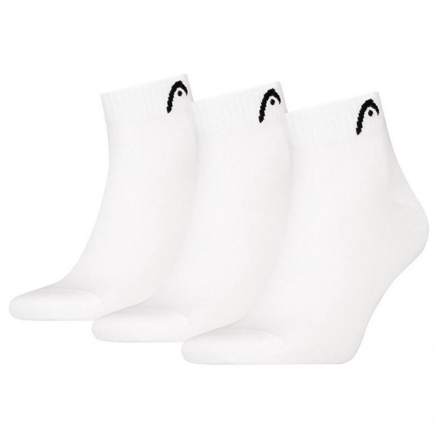 Calcetines Head All Sports Quarter Blanco 3 Pares  Offer + Cheap