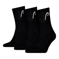 Calcetines Head All Sports Short Crew Negro 3 Pares  Offer + Cheap