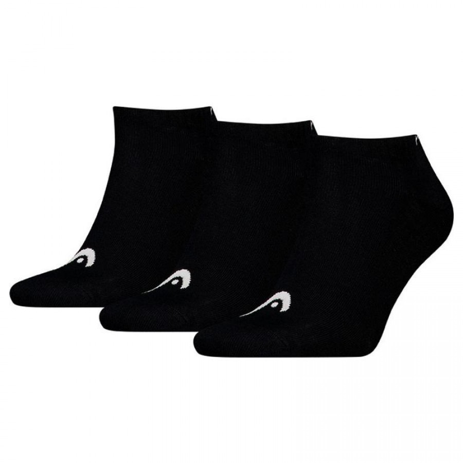 Calcetines Head All Sports Sneaker Negro 3 Pares  Offer + Cheap