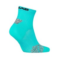 Calcetines Head Performance Padel Quarter Azul Aqua 1 Par  Offer + Cheap