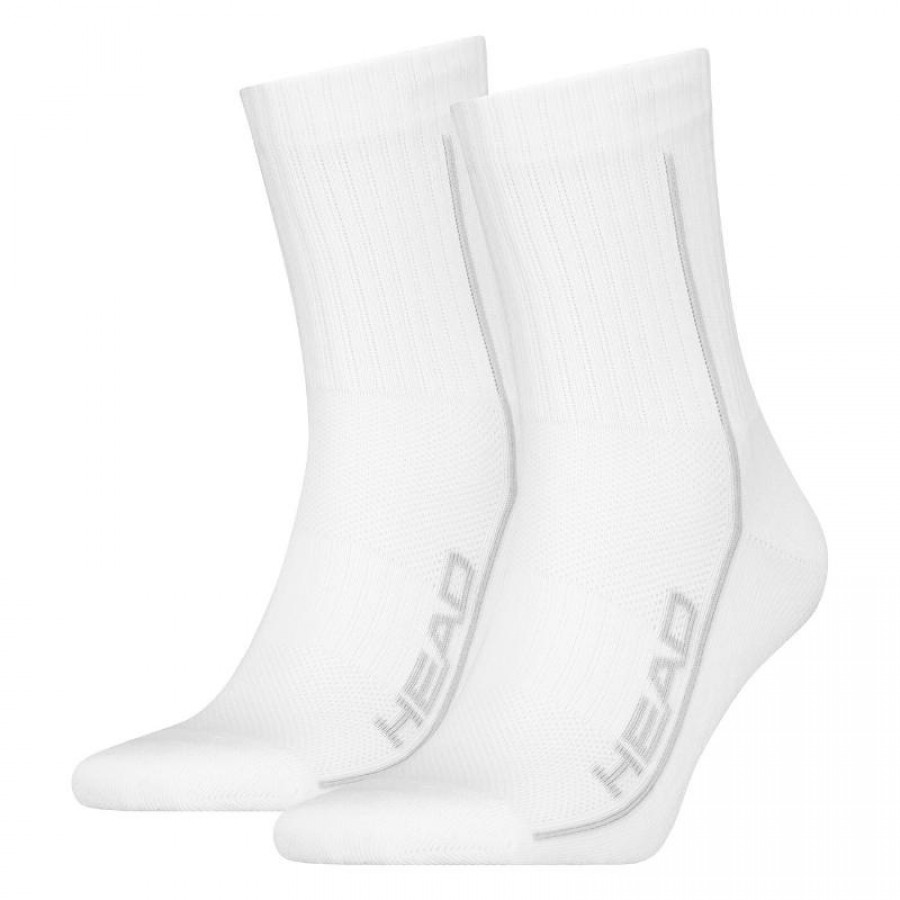 Calcetines Head Performance Short Crew Blanco 2 Pares  Offer + Cheap