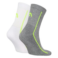 Calcetines Head Performance Short Crew Blanco Gris Lima 2 Pares  Offer + Cheap