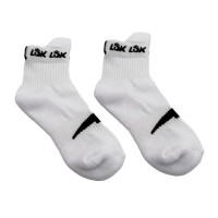 Lok Short Accent White Socks 1 Pair  Offer + Cheap