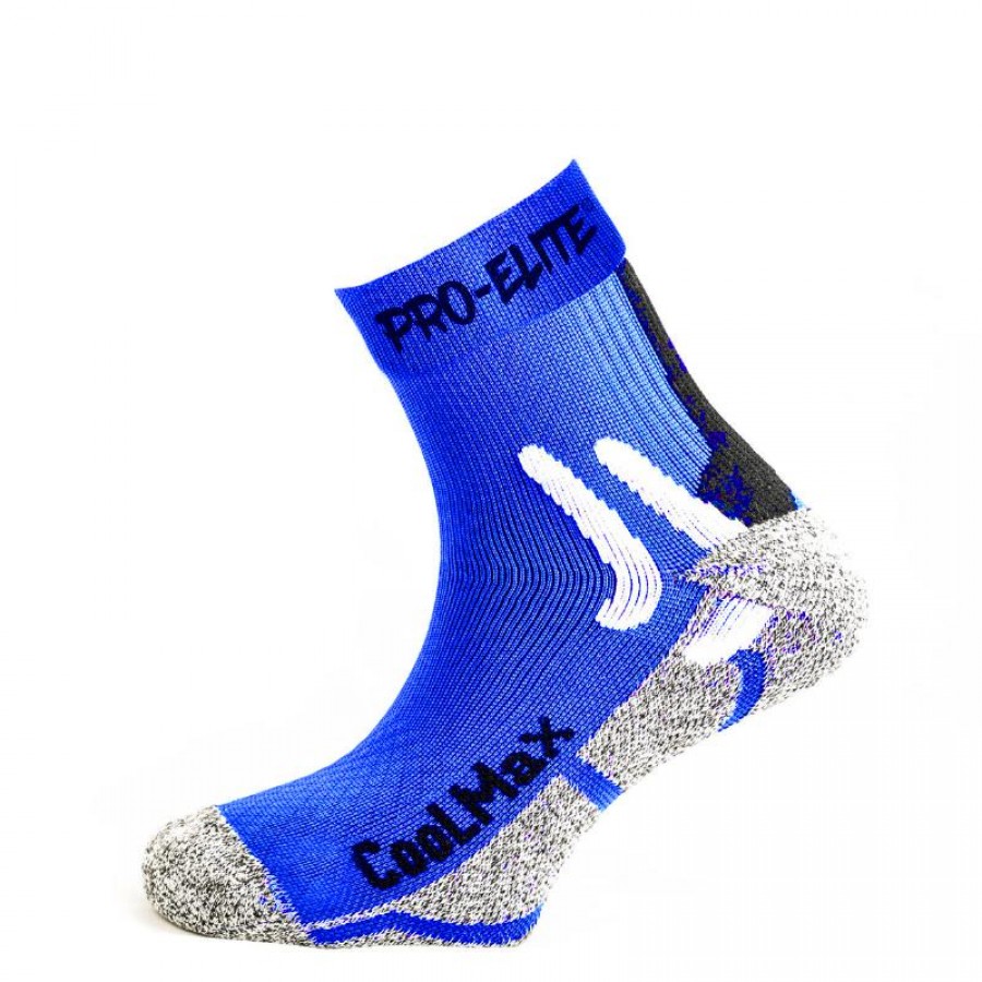 Meias Pro Elite Coolmax Royal Blue 1 Par  Oferta + Barato