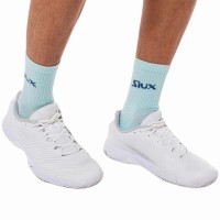 Siux Reveal Mid-Calf Socks White Turquoise 2 Pairs  Offer + Cheap
