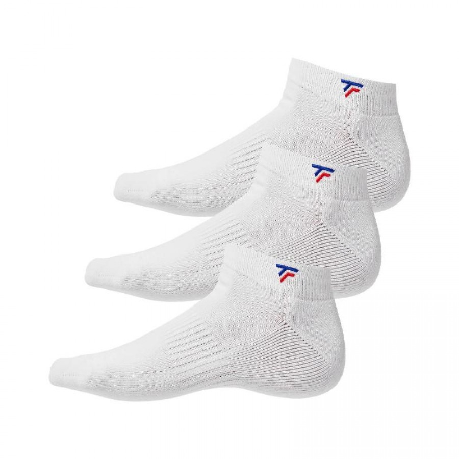 Tecnifibre Low Cut Chaussettes Blanches 3 Unites  Offre - Pas cher