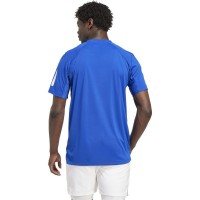 Camiseta Adidas Club 3 Stripes Azul Royal Blanco  Oferta + Barato