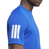 Camiseta Adidas Club 3 Stripes Azul Royal Blanco  Oferta + Barato