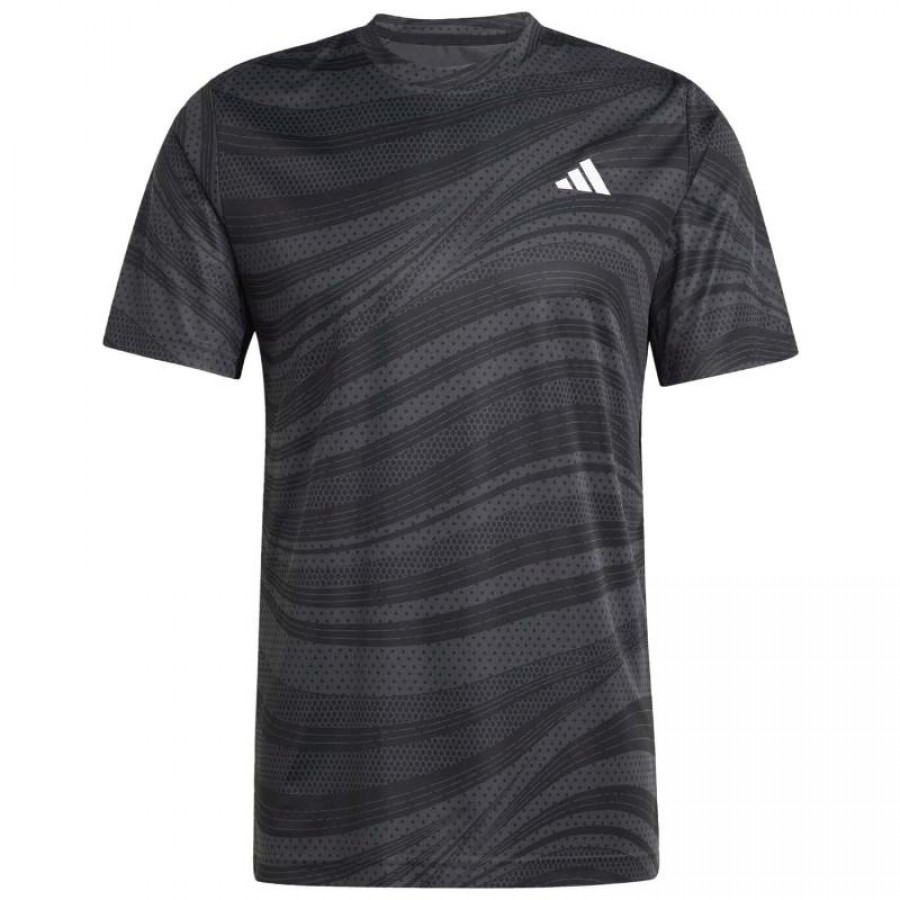 T-shirt adidas Club Graphic Noir  Offre - Pas cher