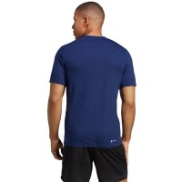 Adidas Essentials Dark Blue White T-shirt  Offer + Cheap