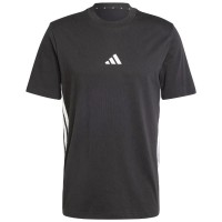 Adidas Essentials Noir Blanc T-Shirt  Offre - Pas cher