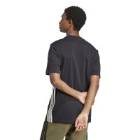 Adidas Essentials Noir Blanc T-Shirt  Offre - Pas cher