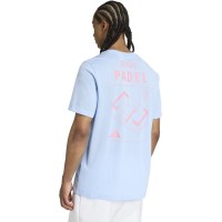 Adidas Padel Graphic Light Blue T-Shirt  Offer + Cheap