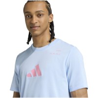 Adidas Padel Graphic Light Blue T-Shirt  Offer + Cheap