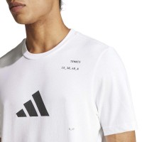 Adidas Tennis Categorie Graphic T-shirt blanc  Offre - Pas cher