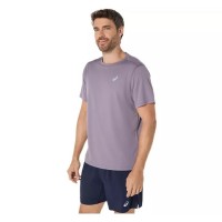 Asics Core SS Top T-Shirt Gris Lavande  Offre - Pas cher