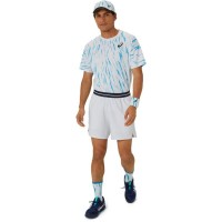 Camiseta Asics Game Blanco Brillante  Oferta + Barato