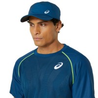 Camiseta Asics Match Azul Mako  Oferta + Barato