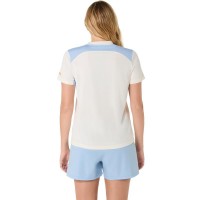 Camiseta Asics Padel Court Crema Mujer  Oferta + Barato