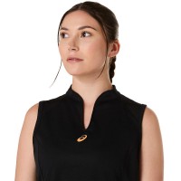 Camiseta Asics Padel Court Negro Mujer  Oferta + Barato