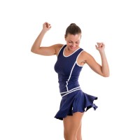 Camiseta BB Court Azul Marinho  Oferta + Barato