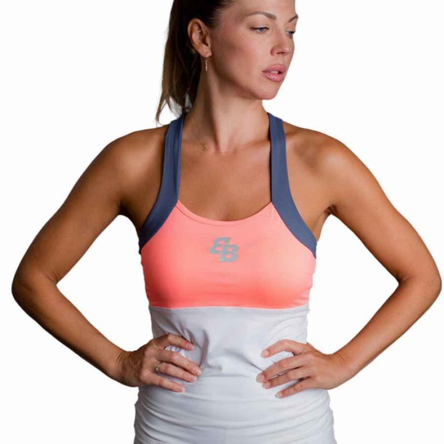 BB Cloud T-Shirt Blanc Gris Corail  Offre - Pas cher