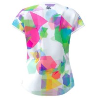 Camiseta Bidi Badu Kaleido Capsleeve Blanco Mix Mujer  Oferta + Barato