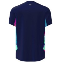 Bidi Badu Kaleido T-shirt bleu fonce melange  Offre - Pas cher