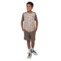 Bidi Badu Paris Maglietta Junior Beige Marrone  Offerta + Economico