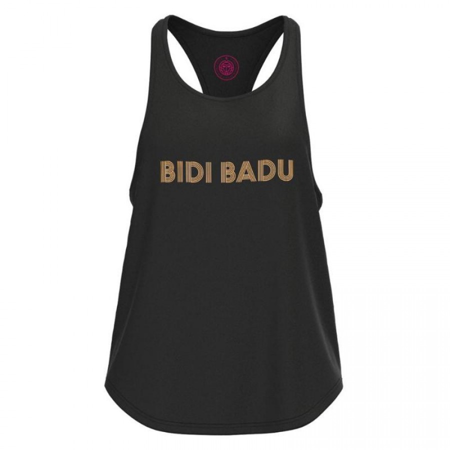 T-shirt Bidi Badu Paris Chill Black Gold pour femme  Offre - Pas cher